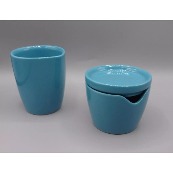 CorningWare Corning Ware Cream and Sugar Set - Pool Blue