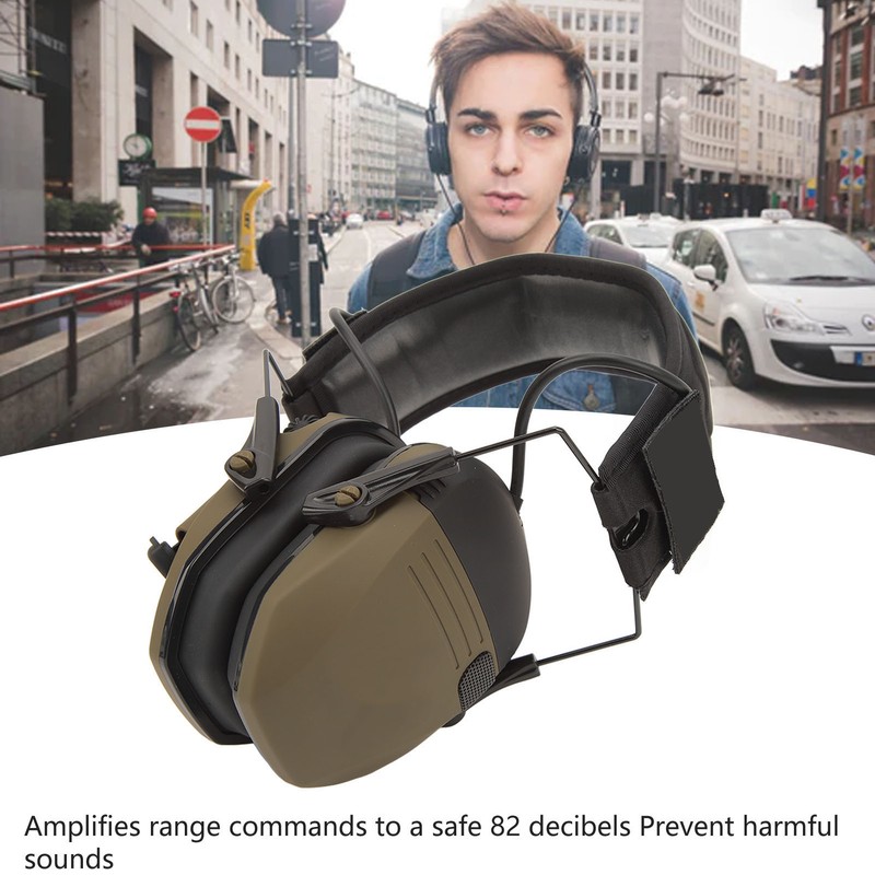 Noise Reduction Earmuffs Soft Padding Foldable Ear Protection Earmuff for