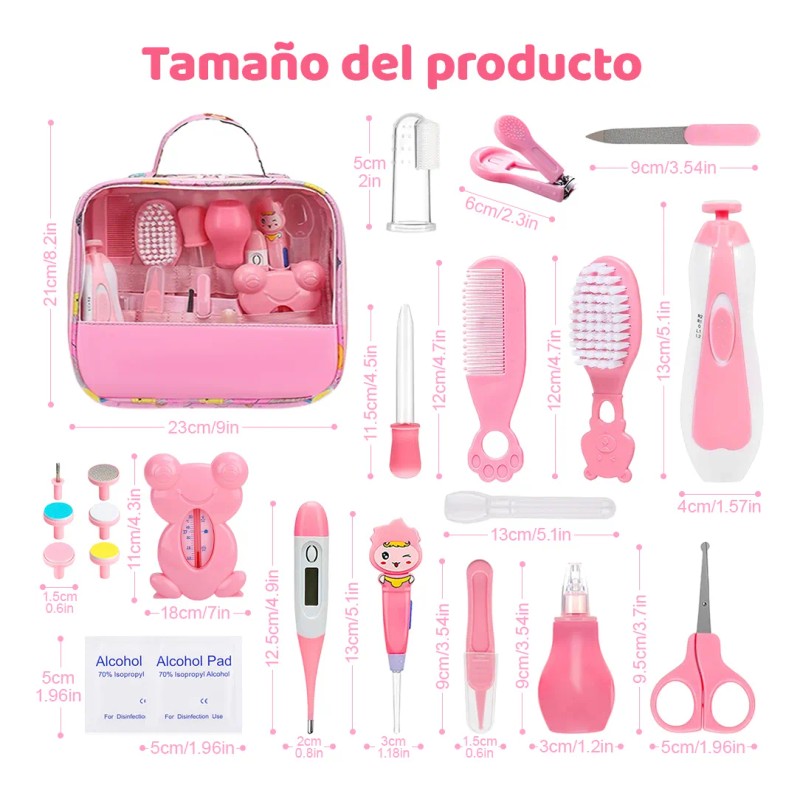 22pcs Higiene Cuidado Kit Higiene Bebe Todo Para Bebes
