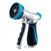 VEVOR Hose Nozzle, 10 Adjustable Spray Patterns, Metal Water Nozzle