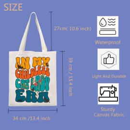In My Childless Cat Lady Era Gift Election Political Animal lover Gifts Democratic Votes Gift Tote Bag (CAT LADY ERA CA)