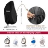 Czyan Egg Chair Cover, Patio Hanging Chair Cover 190*115cm Double