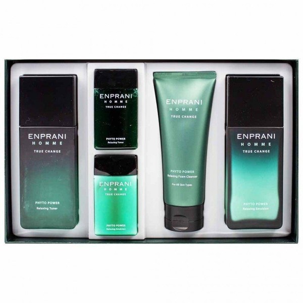 ENPRANI Men&#39;s Skin Lotion 3-piece Set / 엔프라니 남자 스킨