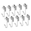 10 Small Picture Hooks for Gallery/Picture Rails Pack of Rail