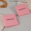 VENOCO Dainty Paperclip Huggie Hoop Earrings 14K Gold Plated Chunky
