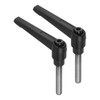 sourcing map 2pcs Clamping Lever Handles, M8 x 40mm 304