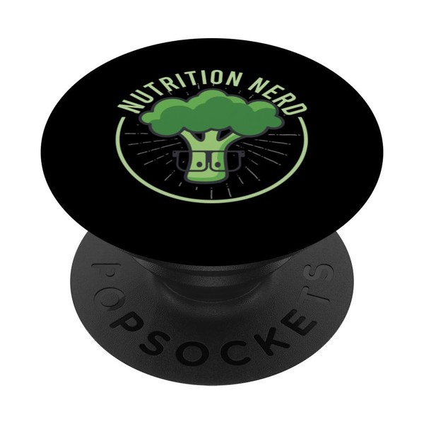 Nutrition Nerd Funny Healthy Food Science Gift PopSockets Klebender PopGrip