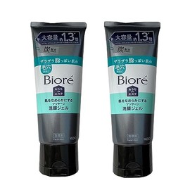 [Set] Biore Home de Esthetics Charcoal Large Capacity 200g x 2, Skin Smoothing, Facial Cleansing Gel
