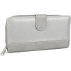 styleBREAKER purse in a 2-tone metallic look and press stud