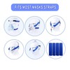 4 Pack CPAP Strap Covers Breathable CPAP Strap Cushions for
