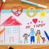 16 Pcs Geometric Shapes Stencils for Kids-Geometric Drawings Templates, Reusable