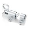 INIRET 2 Packs Self-Closing Latches，Silver Gray Spring Door Lock，Resilient Bolt