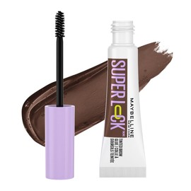Maybelline Nuevo Gel de cejas de larga duración, efecto laminado, Superlock, café, 7 g                                                                