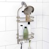 Zenna Home Shower Caddy Hanging Bathroom Organizer, Steel Shower Rack