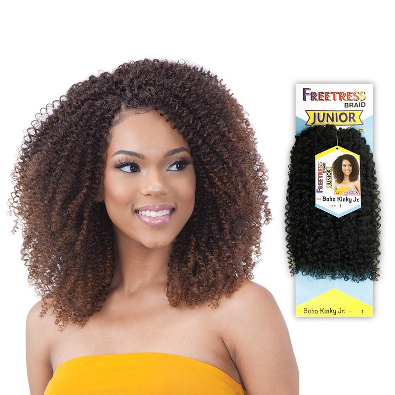 FreeTress Crochet Braids Boho Kinky Jr (3-PACK, 1)