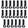 YUEYIXII 20 PCS Non-Slip Hardhat Headlamp Clips Plastic Headlamp Clip