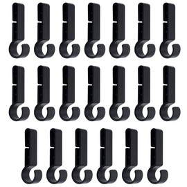 YUEYIXII 20 PCS Non-Slip Hardhat Headlamp Clips Plastic Headlamp Clip Hooks Hard Hat Light Clips Hard Hat Headlamp Saver for Running Camping Fishing Cycling Hiking Construction