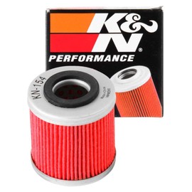 K&N Filtro de Aceite para Motocicleta Alto Rendimiento Premium Compatible con Husqvarna KN-154, Negro