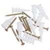 Plasterboard Nylon Fixings Cavity Wall Speed Anchor Plugs and Screws