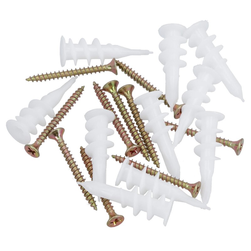 Plasterboard Nylon Fixings Cavity Wall Speed Anchor Plugs and Screws