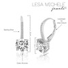 Lesa Michele Rhodium Plated 925 Sterling Silver 3 Cttw Cubic