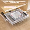 Seinloes 2 Pack Pull Out Cabinet Organizer With Raising Pad