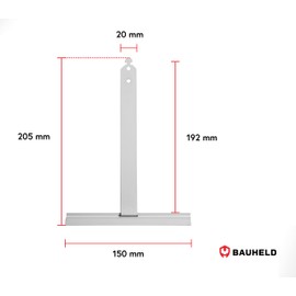 BAUHELD BAUHELD? Rolladen Aufh?ngefeder Maxi [2 Stck] - Rollladen-Aufh?ngung aus hochwertigem Federstahl [Kunststoffbeschichtet] - Rolladen-Feder mit Schwalbenschwanz - Fr Rolladenprofile 52 & 55mm