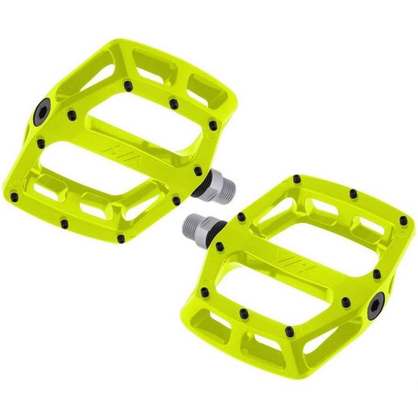 Dmr V12 Flat MTB Pedals - Lemon/Lime/Mountain Biking Bike Bicycle
