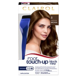 Clairol Root Touch-Up Permanent Hair Color Creme, 5 Medium Brown, 1 Count