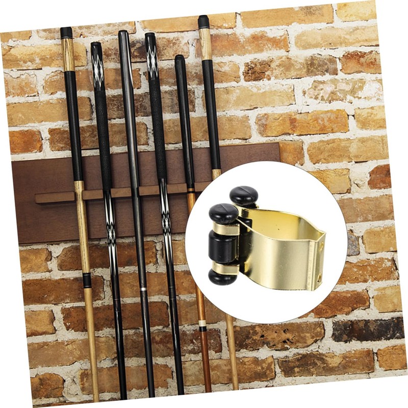 WOONEKY Billiard Clamp Pool Stick Holder Clips for Boat Car