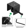 Pack of 2 Shelf Brackets, Wall Shelf, Adjustable Table Clamps,