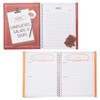 Pipilo Press Blank Family Cookbook Recipe Binder - 6.5 x