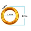 PROND Aluminum Rappel Ring, Climb Perfect Tension Aluminum Alloy O-Ring,