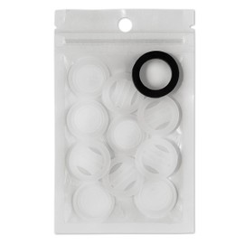 CO2 filters for Coffee Container Airtight, Replacement Valves for Coffee Canister, Set of 10 replacement filters and 1 rubber ring