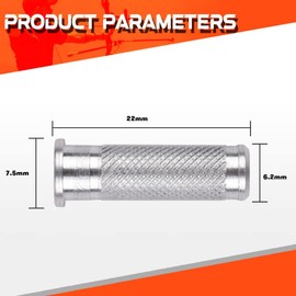 Arrow Inserts Aluminium Arrows Insert Archery Inserts for ID 6.0 mm 6.2 mm 7.62 mm Arrow Shaft(Pack of 20)