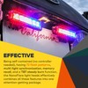 LAMPHUS NanoFlare 5" 6W Amber Red LED Surface Mount Police