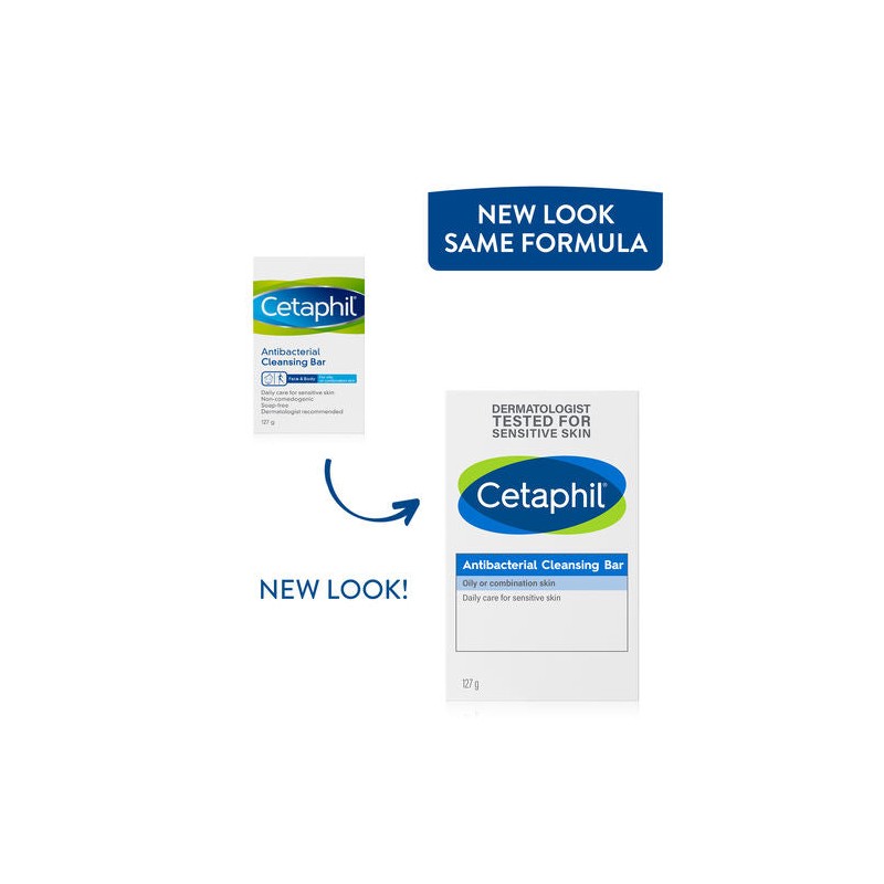 Cetaphil Antibacterial Cleansing Bar 127g