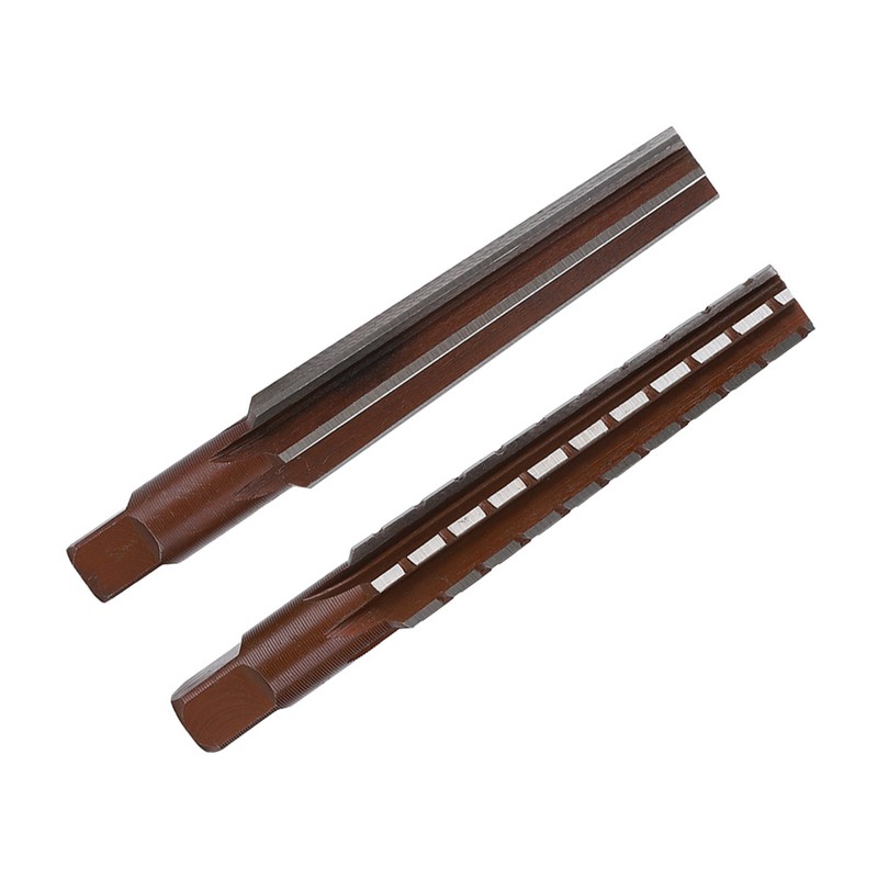 2PCS Rough Fine Morse Taper Reamer High Carbon Steel Straight