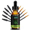 Organic Castor Oil,Pure Cold Pressed Castor Oil for Eyebrows,Eyelashes,Hair Growth,Nails,and