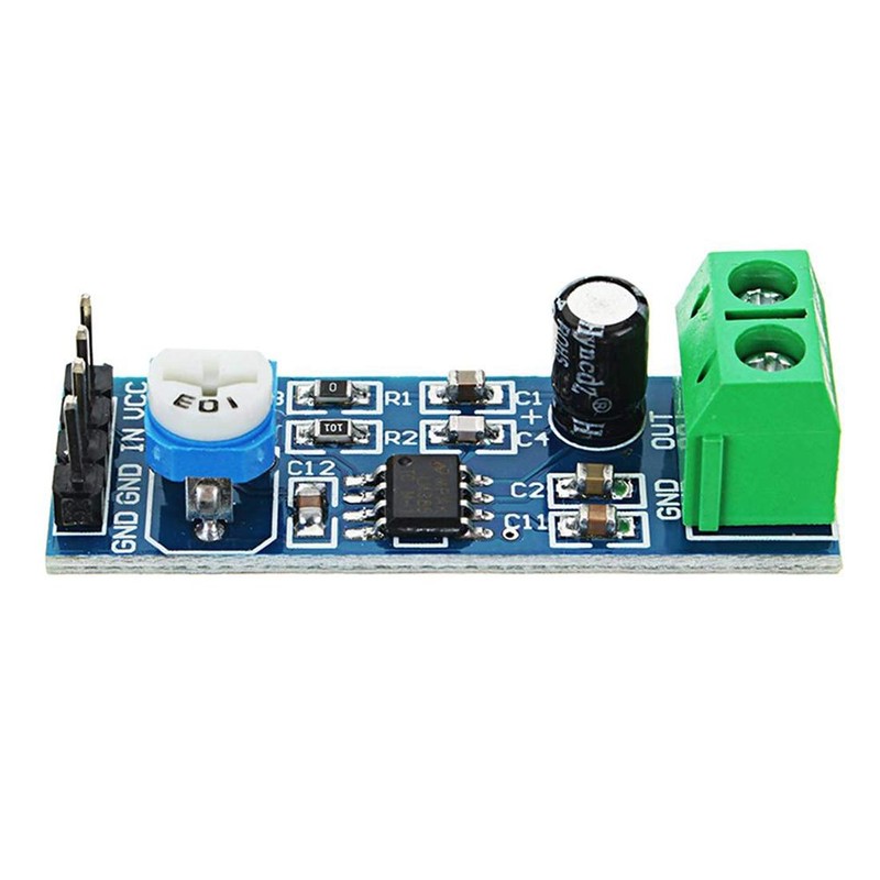 Hailege LM386 Mono Audio Amplifier Module 200 Times AMP Solo