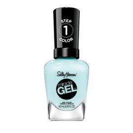 Sally Hansen Miracle Gel™, Grand Cyan, Long Lasting, Gel-Like Formula, No UV Lamp Needed, Blue Nail Polish