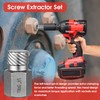 25-Piece Screw Extractor Set, Multi-spline Extractor Set Easy Out Bolt