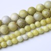 32PCS 12MM Natural Yellow Jasper Stone Beads Energy Healing Beads