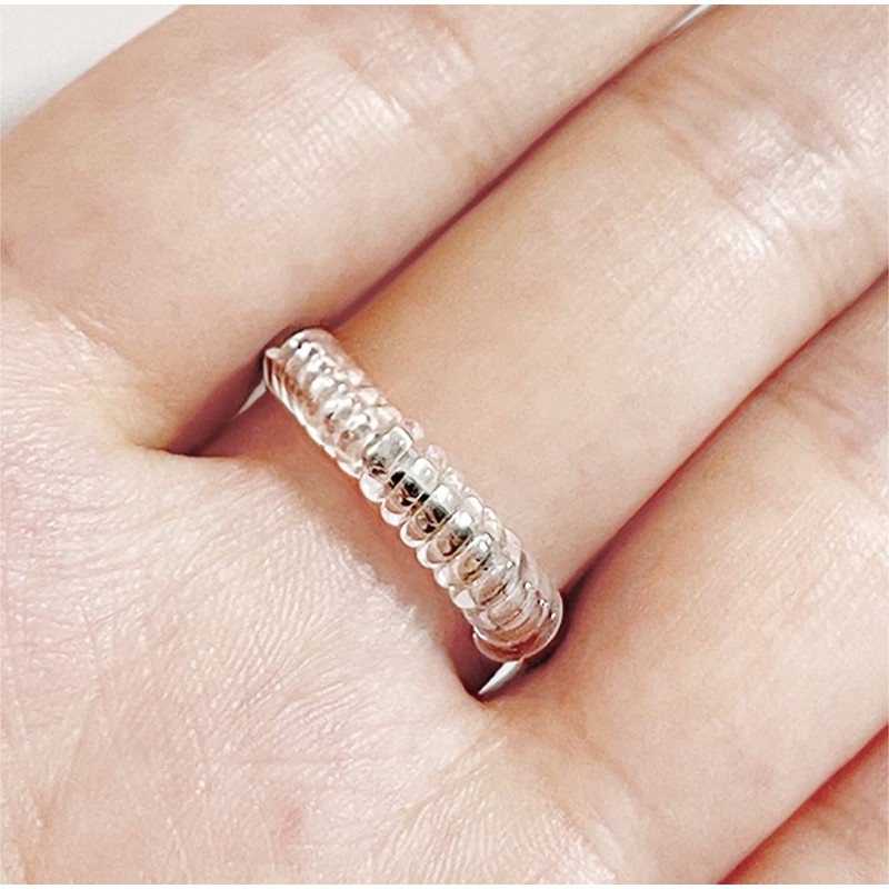 Invisible Ring Size Adjuster 2 Sizes of 12 Packs, Silicone