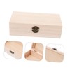 ABOOFAN Wooden Jewelry Box with Hinged Lid Sturdy Organizer for