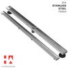 Hydroware Linear Shower Drain with Tile Insert Grate, Stainless Steel