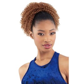 Shake-N-Go Freetress Equal Lite Ponytail Crown Updo - (Off Black 1B)