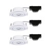 Paulmann 93388 LED Recessed Light Set Swivelling Warm White Round