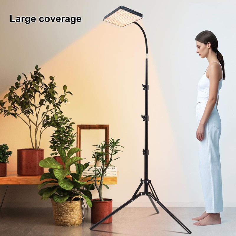 FECiDA Grow Lights with Stand and Timer, Tripod Standing Grow