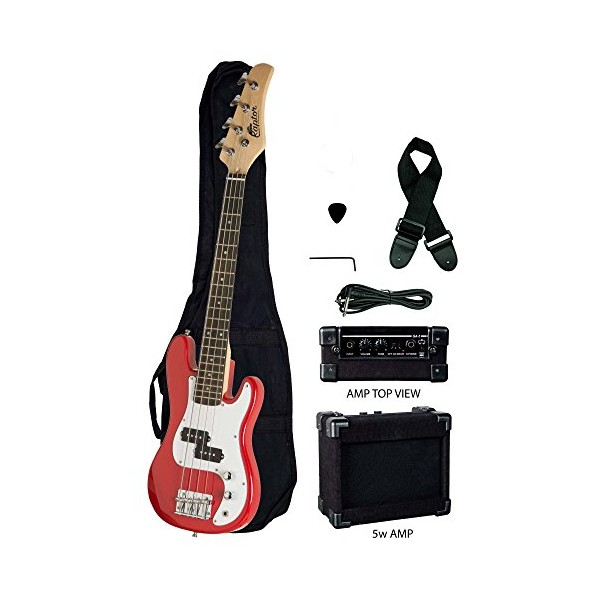 Raptor 3/4 Size 38 Inch Kids Child 4 String Electric